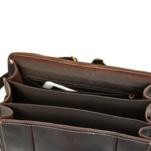 Load image into Gallery viewer, Retro Leather School Backpack
