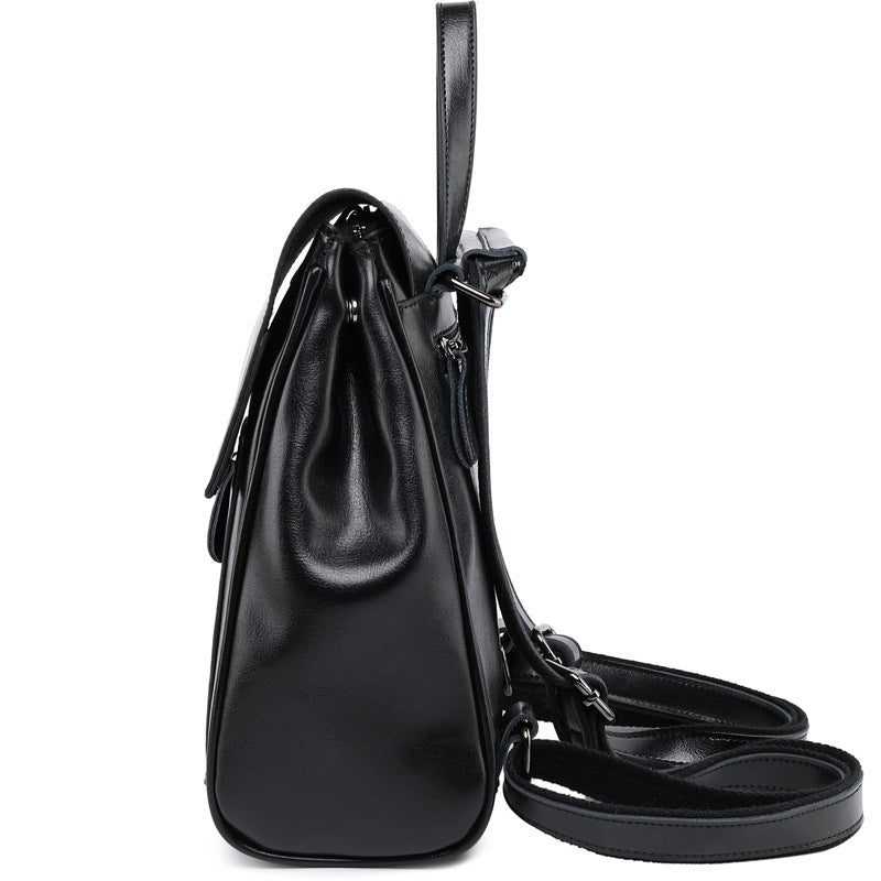 Top Grain Leather Backpack Ladies Leather Travel Backpacks Christmas Gift For Her