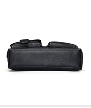 Load image into Gallery viewer, Black New Men Shoulder Leather Business Bag
