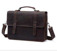 Load image into Gallery viewer, Vintage Leather Business Briefcase Laptop
