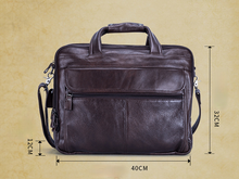 Load image into Gallery viewer, Vintage Men Leather Business Briefcases Laptop
