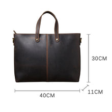 Load image into Gallery viewer, Leather Tote Bag for Men
