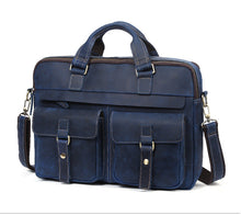 Load image into Gallery viewer, Classic Men Vintage Leather Business Briefcase
