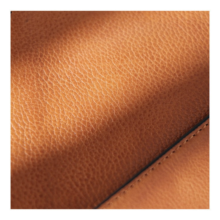 Modern Womens Brown Leather Satchels Leather Messenger Bag For Women