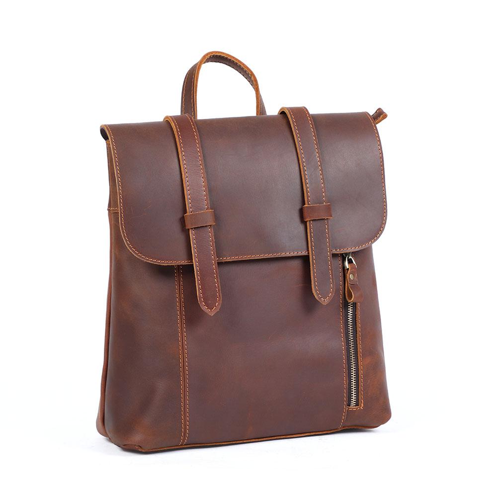 Small Leather School  Backpack