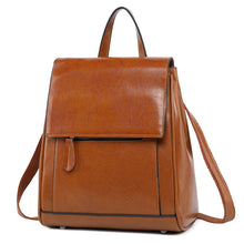 Load image into Gallery viewer, Coffee Handmade Leather Backpack

