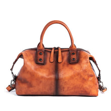 Load image into Gallery viewer, Tote Bag Top Handle Shoulder Bag Medium Designer Retro Leather Handbag for Women
