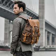 Load image into Gallery viewer, Men’s Leisure School Canvas Bag Large Capacity
