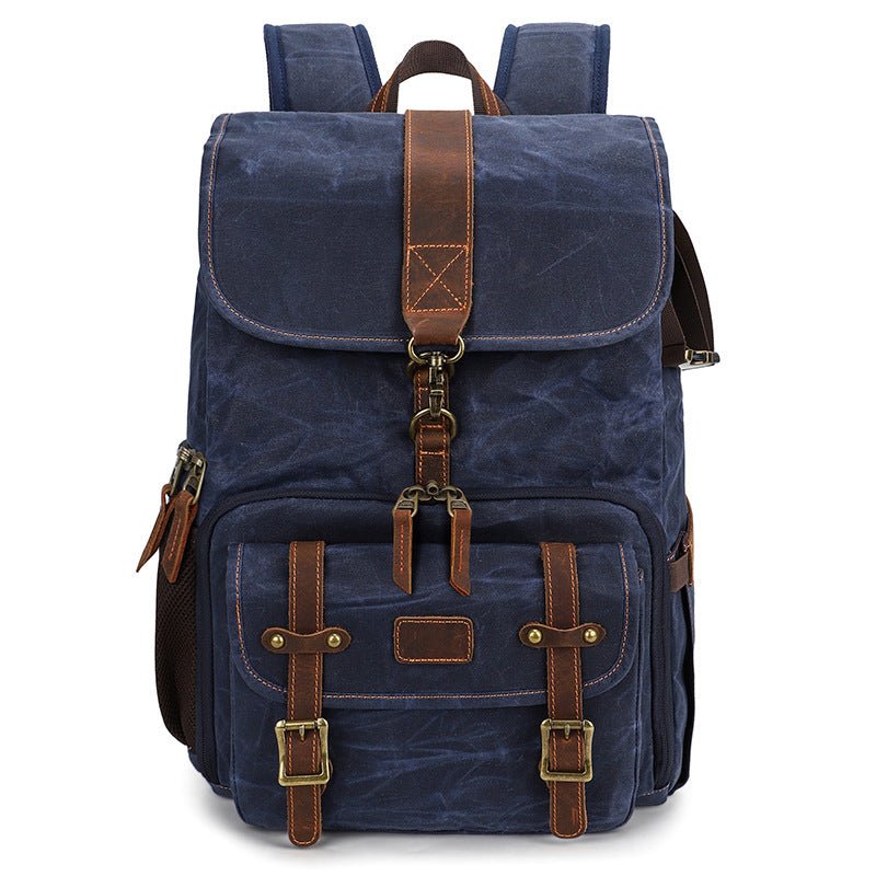 Waterproof Canvas Camera Backpack Photography Bag
