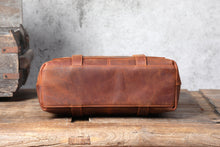 Load image into Gallery viewer, Brown Leather Tote Bag
