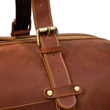 Load image into Gallery viewer, Crazy Horse Travel Weekender Leather Duffel Bag

