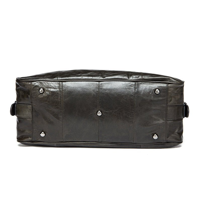 Vintage Leather Travel Weekender Bag for Mens/ Womens