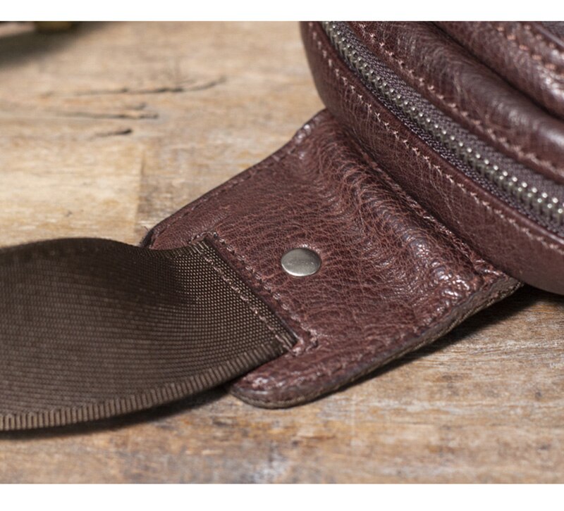 Mens Leather Cross Body Sling Bag