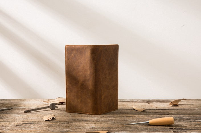 Vintage Slim Cool long Wallet Leather Wallet Bifold Long Wallets