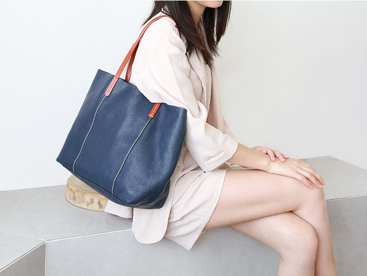 Full Grain Leather Women's Tote Bag