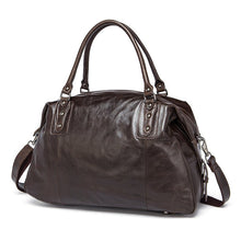 Load image into Gallery viewer, Vintage Leather Travel Weekender Bag for Mens/ Womens

