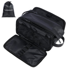 Load image into Gallery viewer, Groomsmen Gift Toiletry Bag, Vegan Leather Dopp Kit, Water-Resistant Bathroom Toiletries Organizer, PU Leather Cosmetic Bags, Christmas Gift
