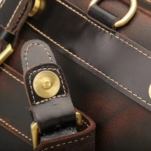 Load image into Gallery viewer, Mens Convertible Leather School Backpack Sling Bag
