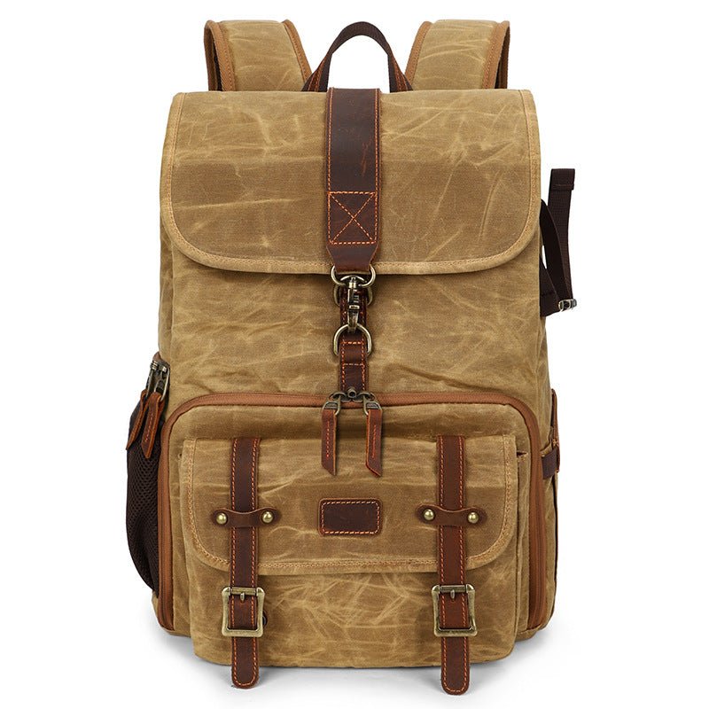 Waterproof Canvas Camera Backpack Photography Bag