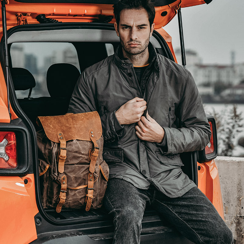 Men’s Leisure School Canvas Bag Large Capacity