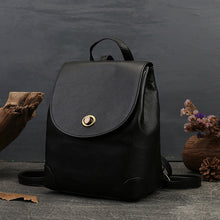 Load image into Gallery viewer, Small Womens Genuine Leather Backpack
