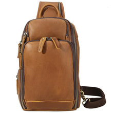 Load image into Gallery viewer, Leather Sling Crossbody Shoulder Bag
