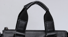 Load image into Gallery viewer, Black New Men Shoulder Leather Business Bag
