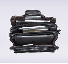 Load image into Gallery viewer, Vintage Men Leather Business Briefcases Laptop
