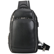 Load image into Gallery viewer, Leather Sling Crossbody Shoulder Bag
