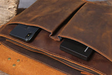 Load image into Gallery viewer, Brown Vinatge Shoulder Bag

