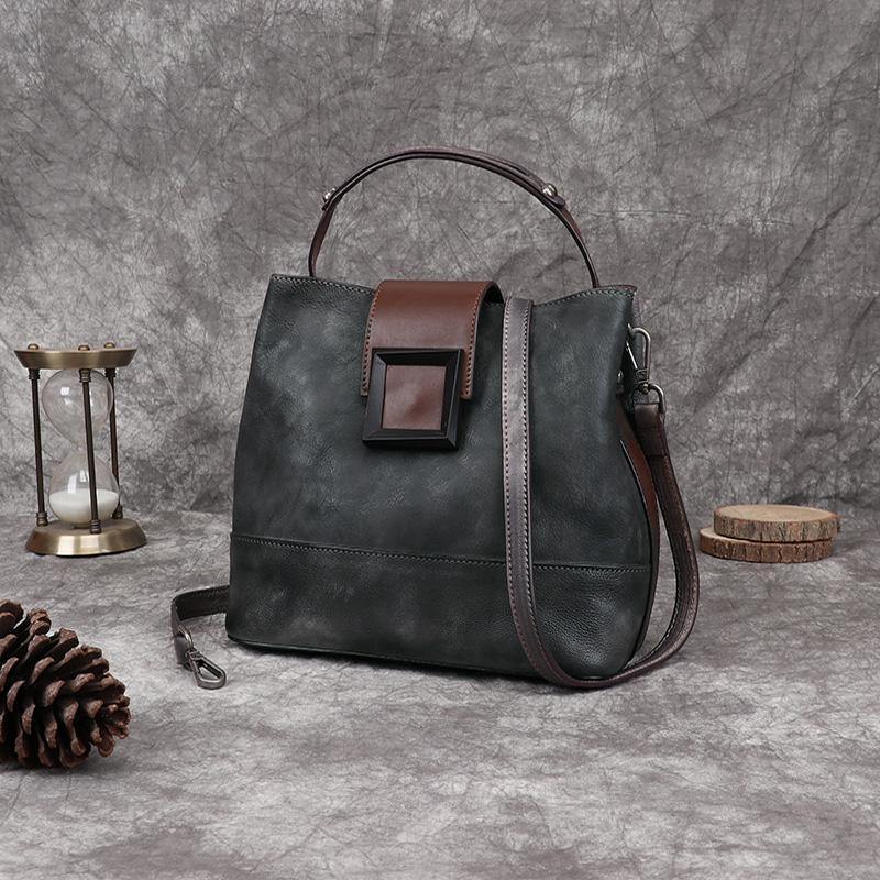 Small Luxy Retro Leather Handbag Crossbody Bag