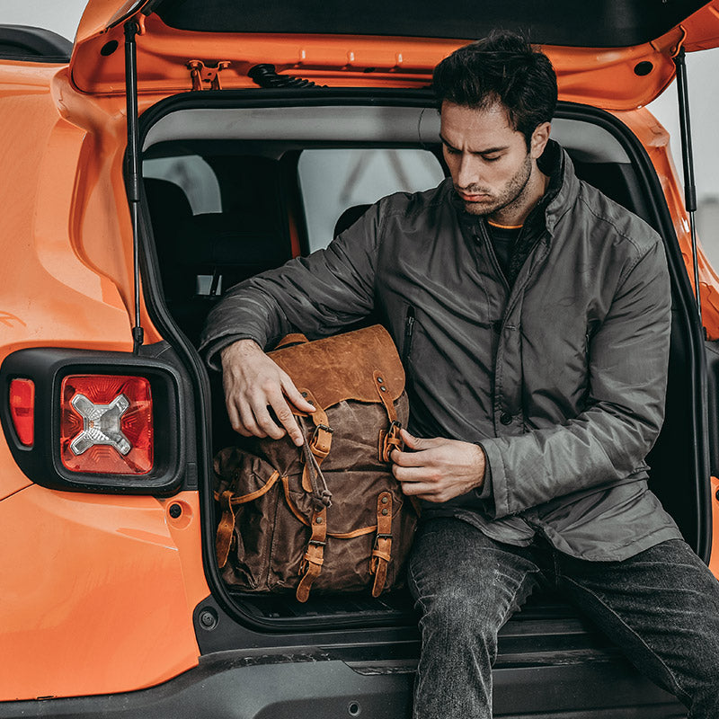 Men’s Leisure School Canvas Bag Large Capacity