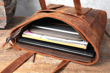 Load image into Gallery viewer, Brown Leather Tote Bag
