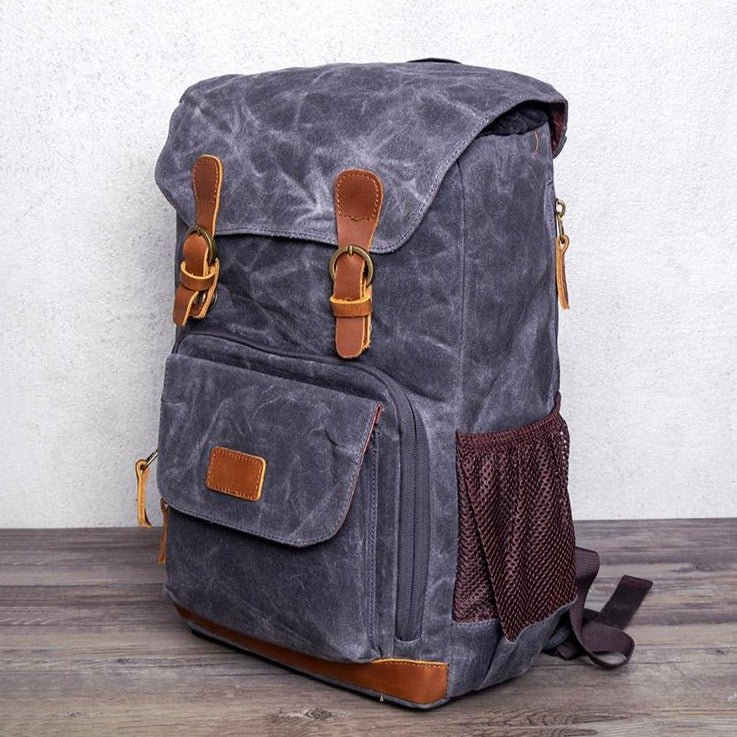 Photography SLR Camera Backpack Canvas Waterproof Bag