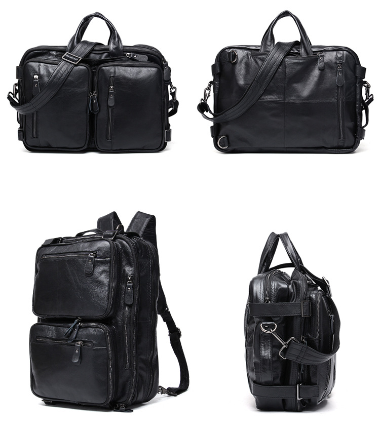Vintage Men Multi Functional Backpack Business Briefcase