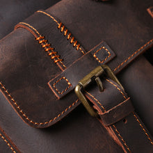 Load image into Gallery viewer, Classic Full Grain Leather School Backpack
