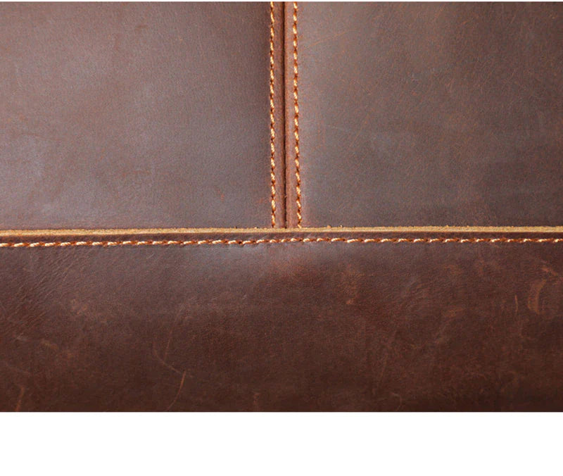 Large Leather Shoulder Cross Body Sling Bag