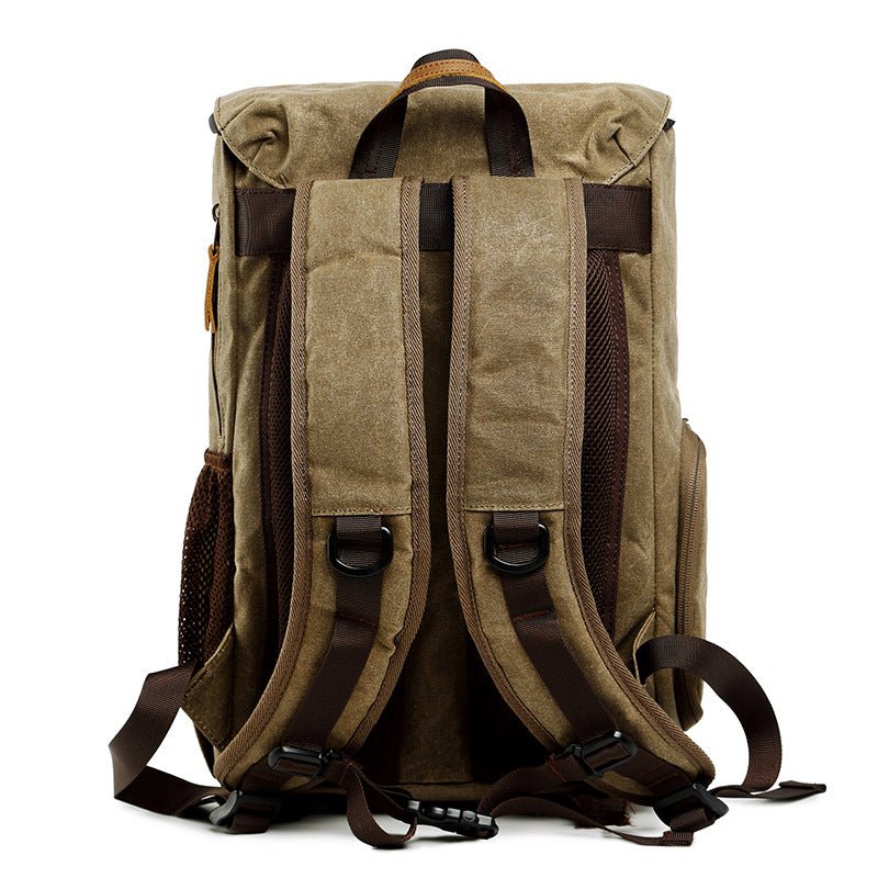 Photography SLR Camera Backpack Canvas Waterproof Bag