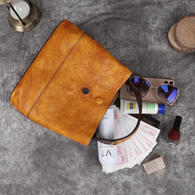 Small Luxy Retro Leather Handbag Crossbody Bag