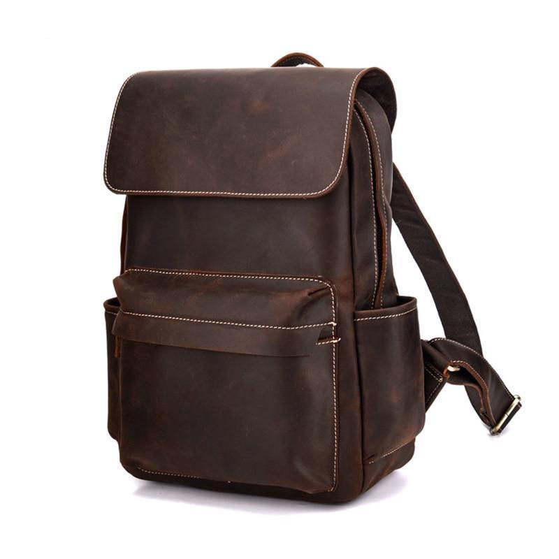 Genuine Vintage Leather Backpack