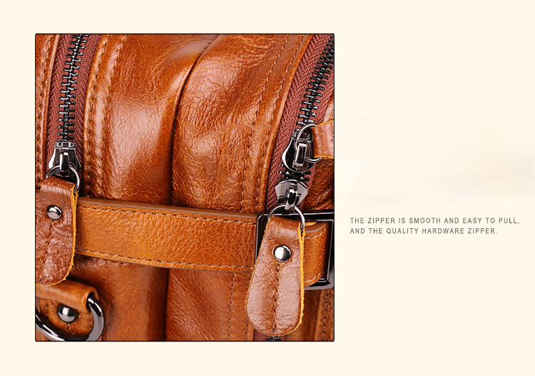 Vintage Men Multi Functional Backpack Business Briefcase