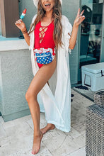 Load image into Gallery viewer, Button Drawstring Waist Maxi Cover Dress

