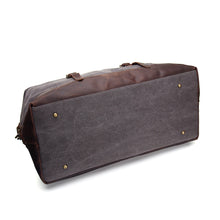 Load image into Gallery viewer, Vintage Canvas Leather Travel Duffel Bag
