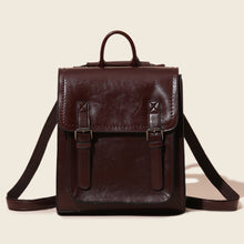 Load image into Gallery viewer, Brown Leather Backpack for Women
