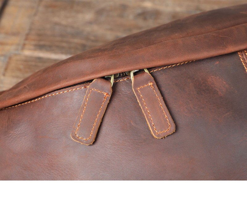 Large Leather Shoulder Cross Body Sling Bag