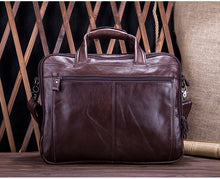 Load image into Gallery viewer, Vintage Men Leather Business Briefcases Laptop
