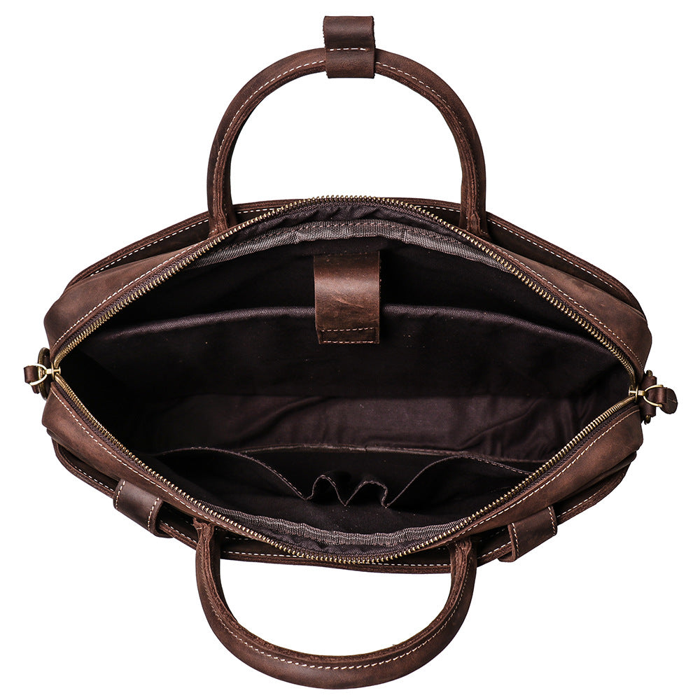 New Leather Vintage Laptop Bag Briefcase