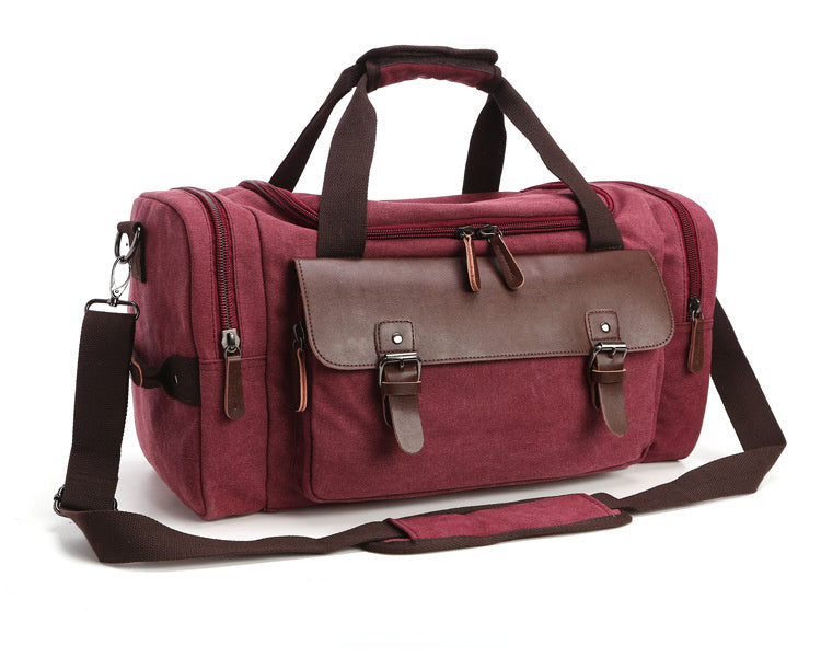 Large Capacity Canvas Traveling Duffel Bag