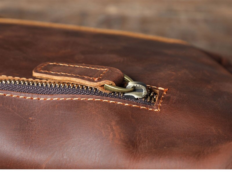 Large Leather Shoulder Cross Body Sling Bag