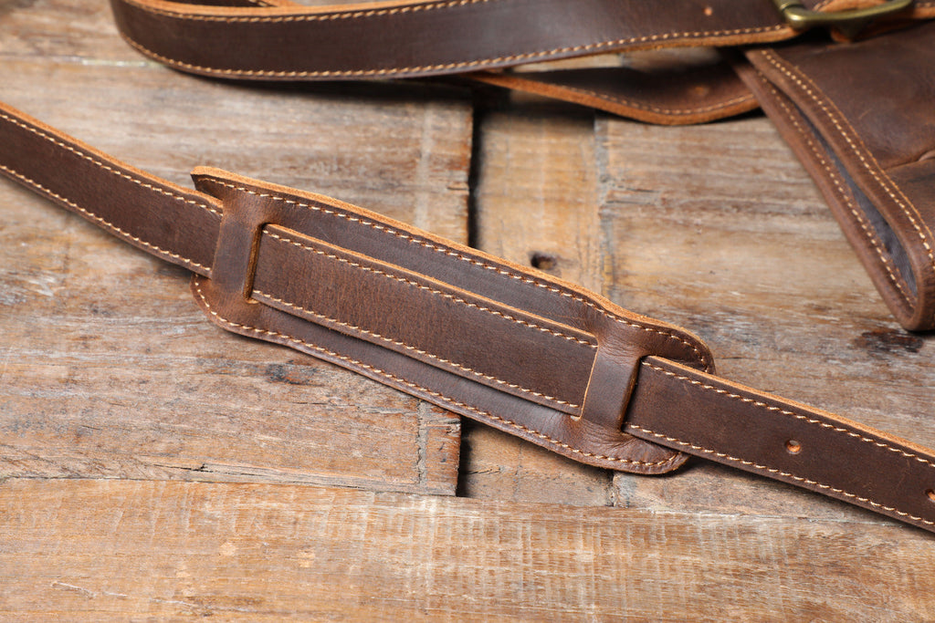 Vintage Leather Tote Bag